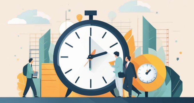 tracking time during work